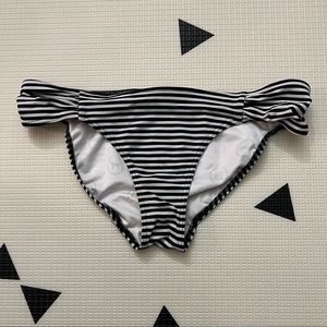 VS Pink striped swim bottoms